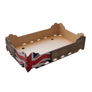 Obeikan 275x175x55mm MDF Union Flag Tray